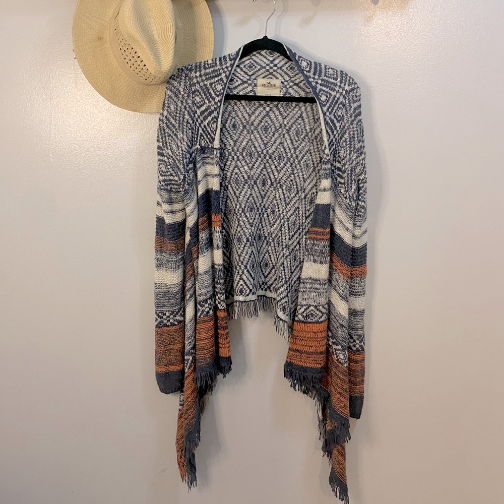 Hollister bohemian Sweater Pancho Size XS/S